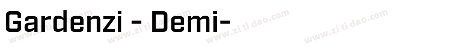 Gardenzi - Demi字体转换